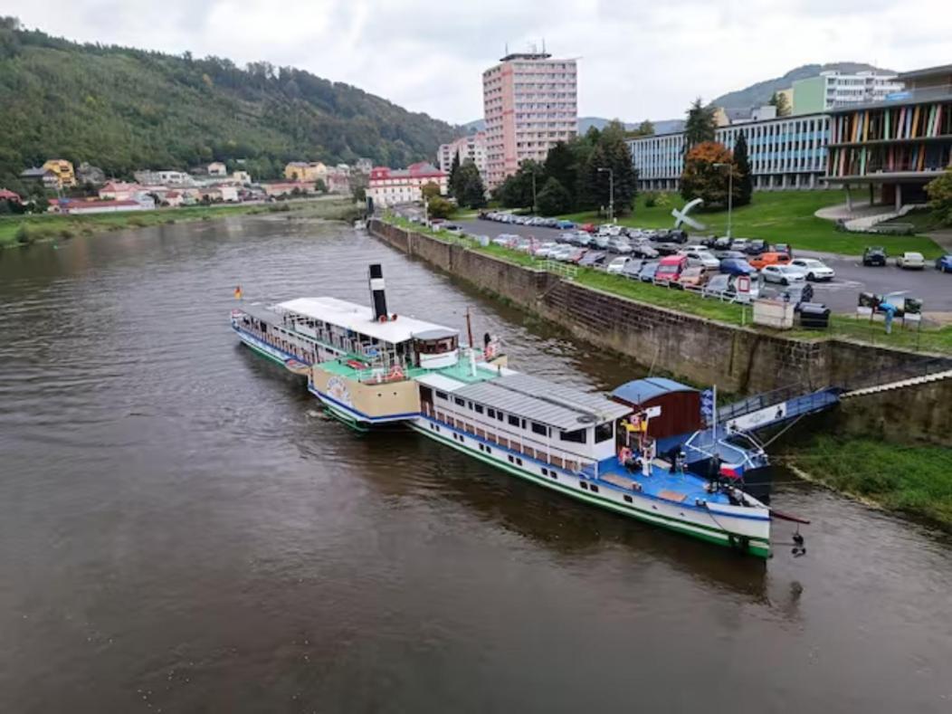 U Bocmana S Vyhledem Na Zamek A Labe Lejlighed Decin Eksteriør billede
